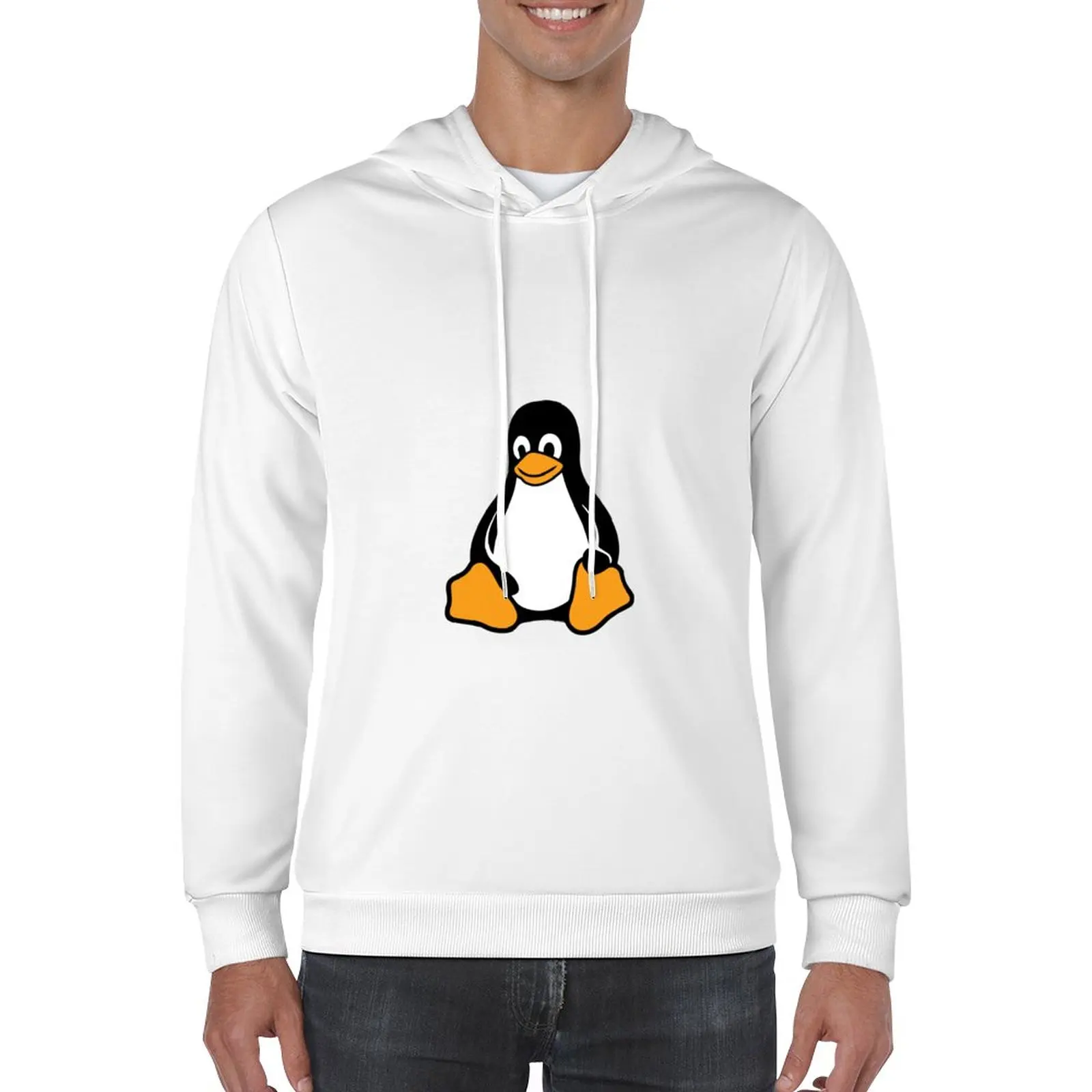 

New Linux tux pingouin Hoodie male clothes streetwear men essentials hoodie