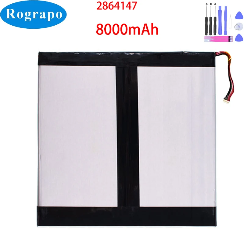 

3,7 V 8000mAh 2864147 ноутбук планшетный ПК аккумулятор 7 PIN 6 линий