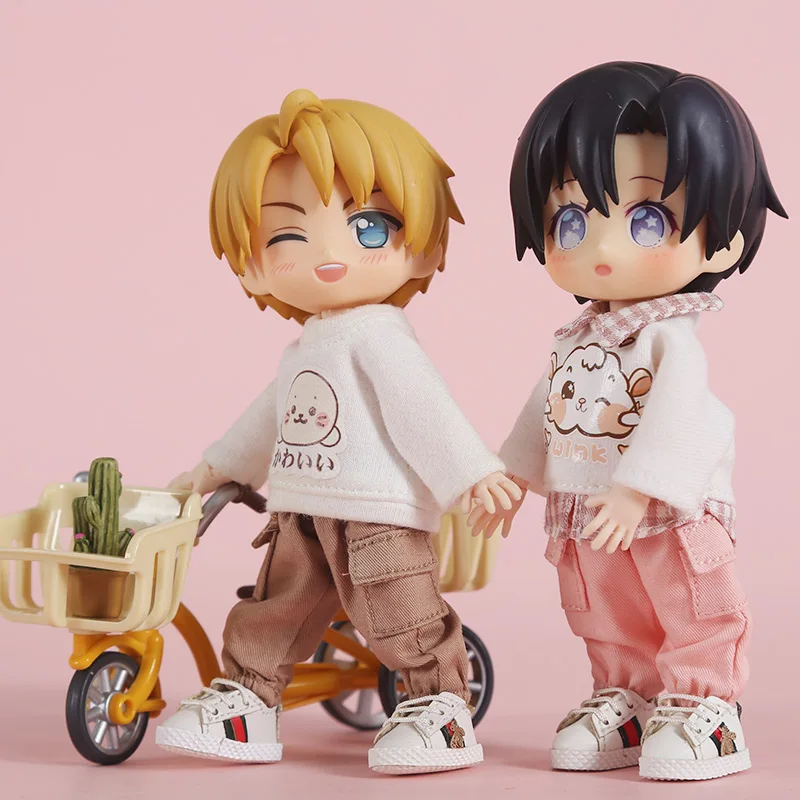 Ob11 Clothes 1/12 Bjd Doll Accessories Overalls Pant Doll Trousers For Nendoroids, Penny, Ymy, Molly,Gsc,Obitsu 11,Body9 4