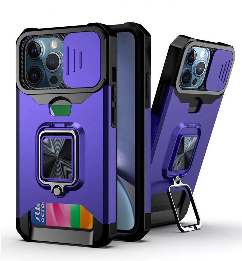 

Armor Shockproof Magnetic Ring Stand Holder Case For Apple Iphone 13 12 11 14 Pro Max X Xr Xs Max 12 13 Mini 7 8 Plus Back Cover