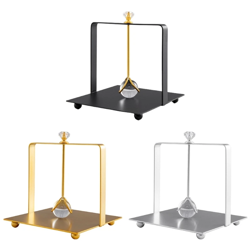 

P82D настольный держатель для салфеток, железный хрустальный шар, коробка для салфеток, украшения, органайзер для салфеток