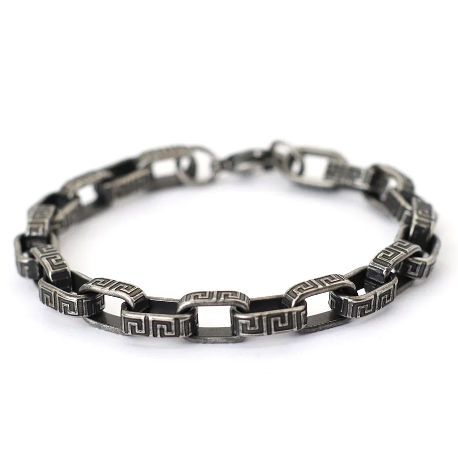 Stainless Steel Chain Link Men Bracelet