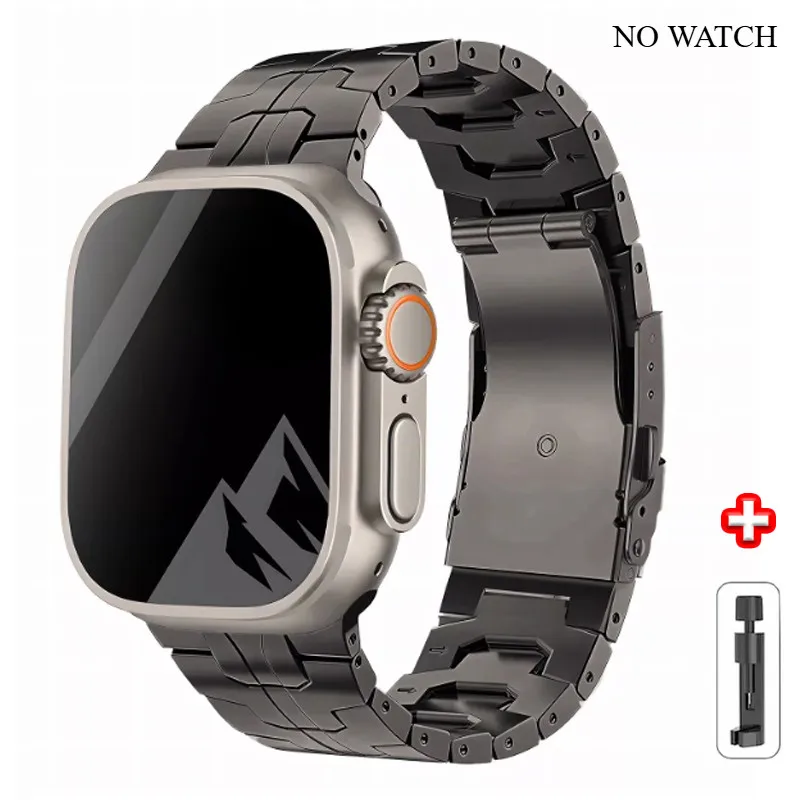 Premium Titanium Strap for Smart Watches - Sleek and Durable Watch Accessory