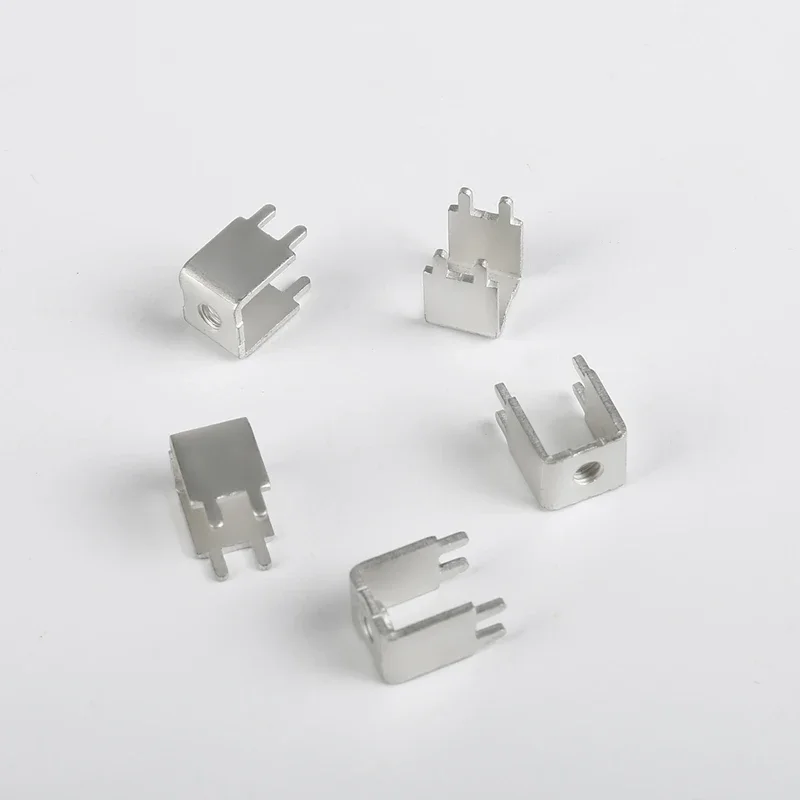 50PCS U Type Power Type Copper Terminal Hardware Stamping Parts Circuit Board Connector PCB-1037 M4 Welding Terminal