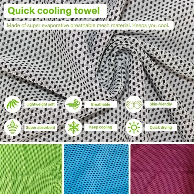 Cold towel Outdoor sports towel Sweat towel Fitness cooling towel 6