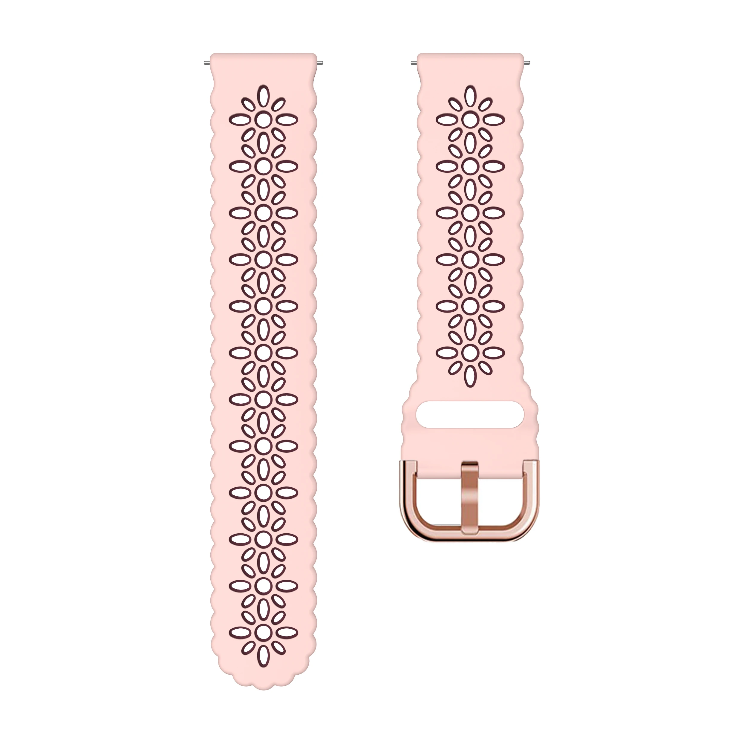 Universal 20mm Silicone Watchband Replacement Strap Bracelet