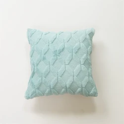 Soft Decorative Cozy Cushion Cover for Home Décor - Throw Pillow Cover for Living Room, Bedroom, Sofa, or Christmas Decor (Light Blue)