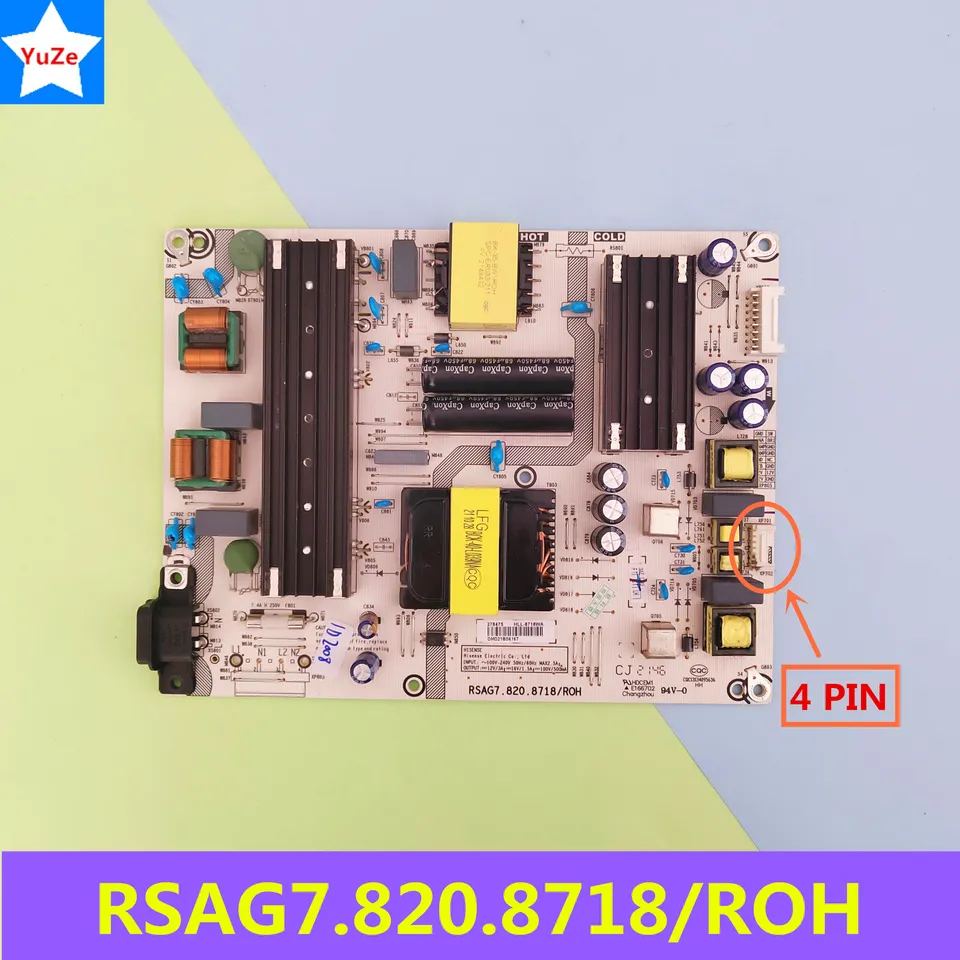 Carte D'alimentation RSAG7.820.8718/ROH Pour TV Hisense 65A7100F - Neuve