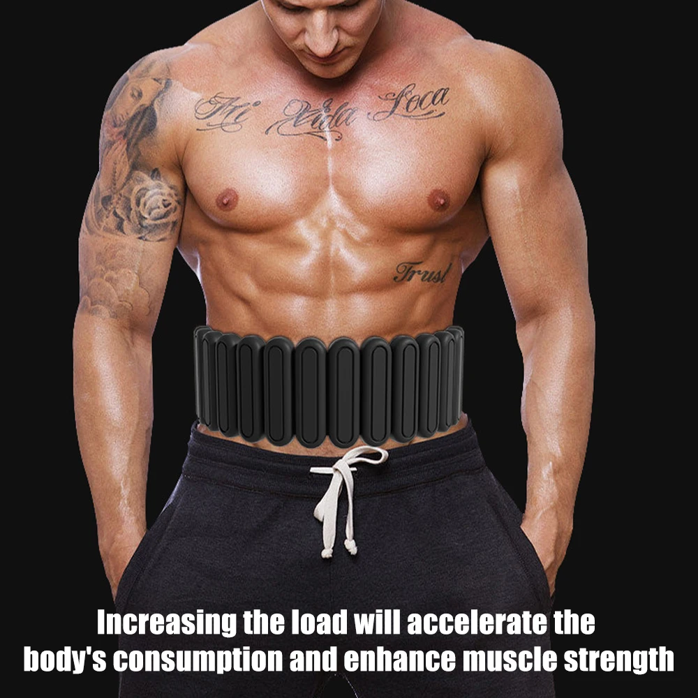 1PCS Adjustable Waist Weights (4lb/1.8kg) for Women Men-Lower Back Weighted Belt for Home Gym,Strength Training,Travel Workout