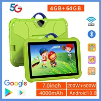 New 7 Inch 5G WiFi Education Learning Kids’ tablets Quad Core 4GB RAM 64GB ROM Android 13 Google Play Support Bluetooth 4000mAh