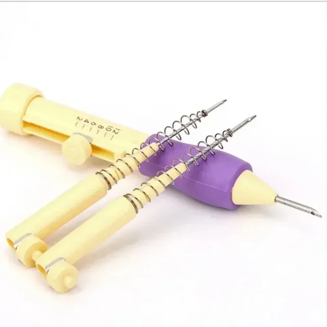 Functional Home Stamping Pen Embroidery Fine Flower Handmade Needle Needlework Traditional Weaving Convenience 6