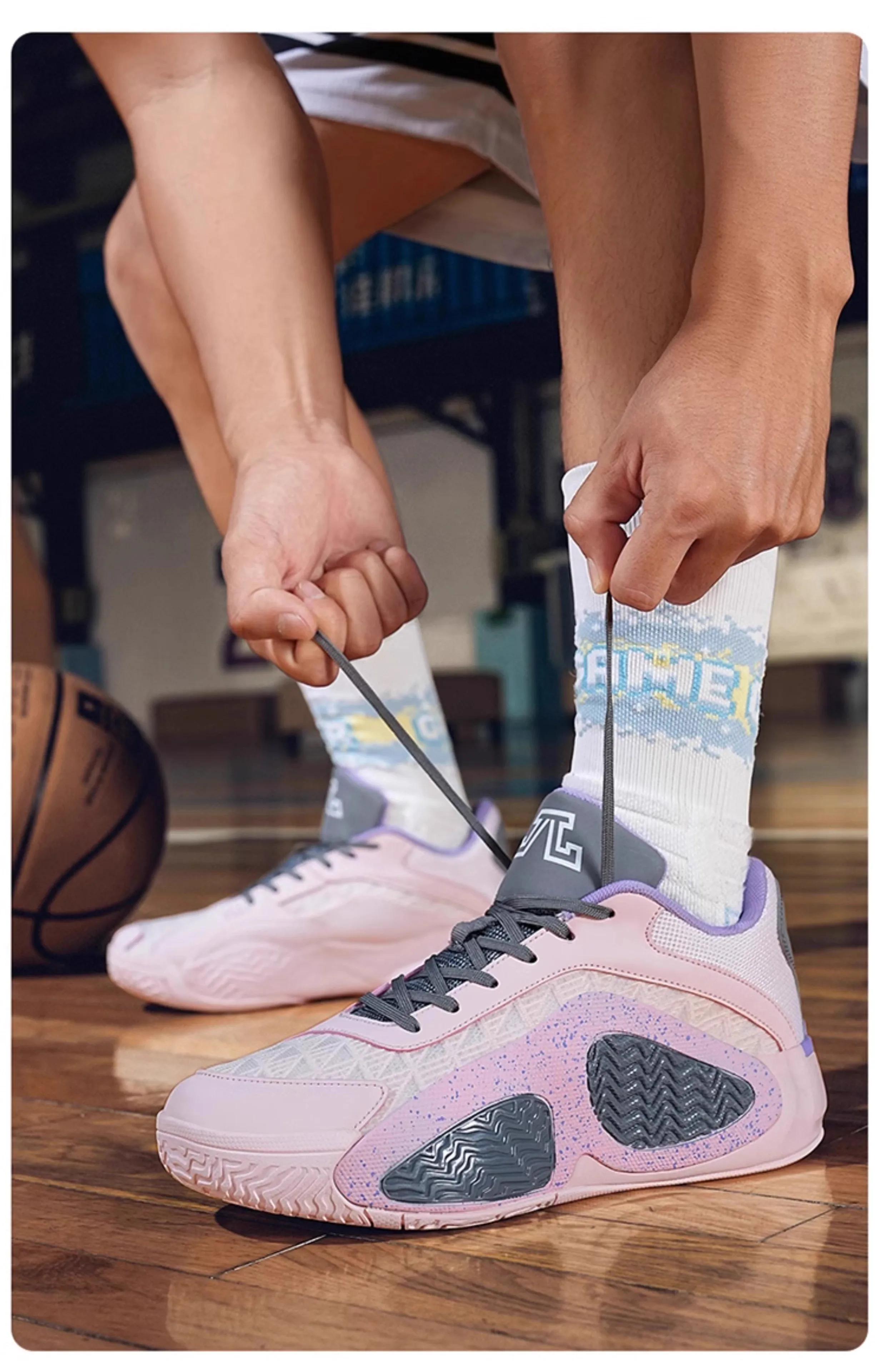 Marca clássica confortável antiderrapante tênis de basquete de cano baixo, tênis de basquete de ginástica, tênis de treinamento de basquete wearable