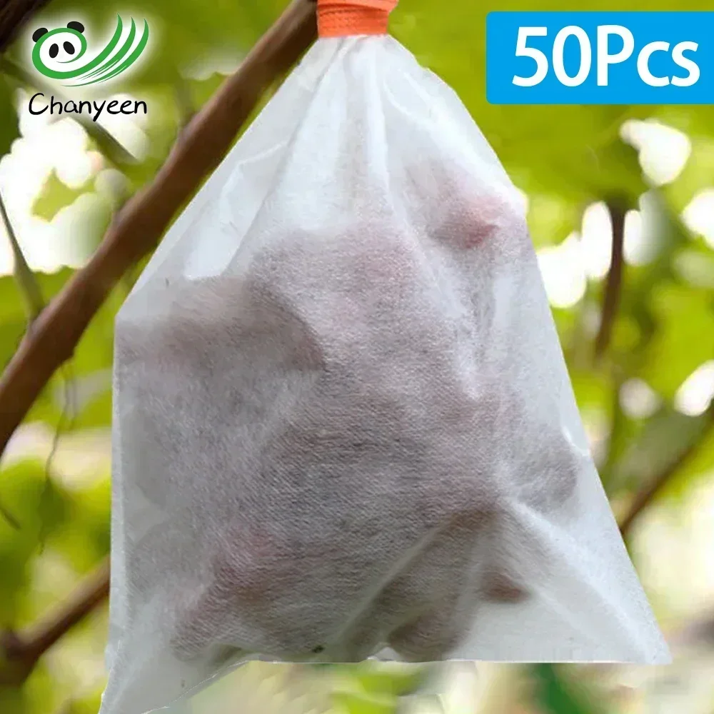Apple Grapes Strawberry Fruit Grow Bags Non-woven Plant Protection Bags for Pest Control Anti-Bird Gardening Tools 10-50pcs plant grow bags fruit grow bags fruit protection bags planting bags