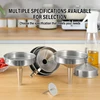 Stainless Steel Kitchen Sub-packaging Funnel Oil Liquid Funnel with Strainer Small Metal Food Oil Filter for Bottle Kitchen Tool 6