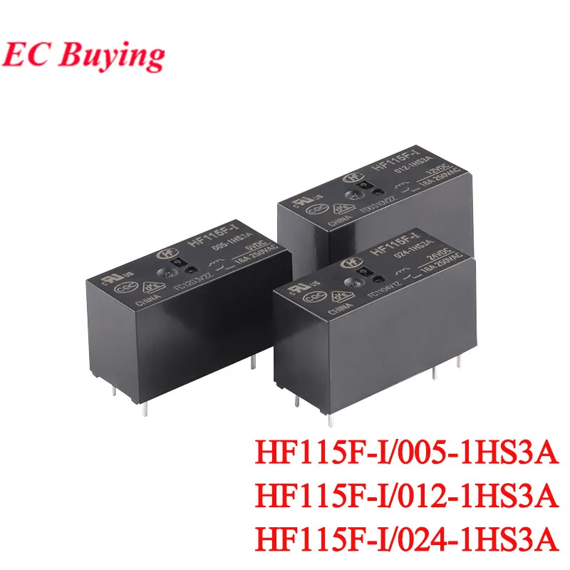 2PCS-1PC-HF115F-HF115F-I-005-1HS3A-012-1HS3A-024-1HS3A-5VDC-12VDC-24VDC ...