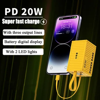 100000mAh PowerBank 20W PD QC 3.0 Charger Powerbank Large Battery Capacity Power Station Fast Charging For iPhone Xiaomi Samsung 2