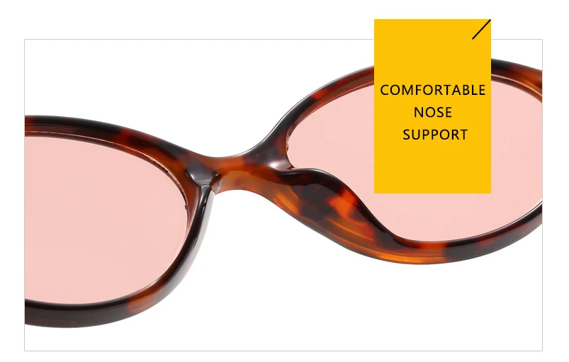 Vintage Ovale Sonnenbrille Frauen Mode Sonnenbrille für Weibliche Sexy Damen Kleine Rahmen Runde Brillen – Detail 17