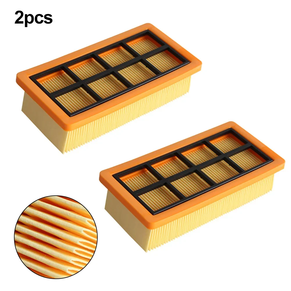 

For Karcher Flat Pleat Filter Advertising Machine 2 Filter Replacement Spare Parts Vacuum Cleaner 2pcs Brand New