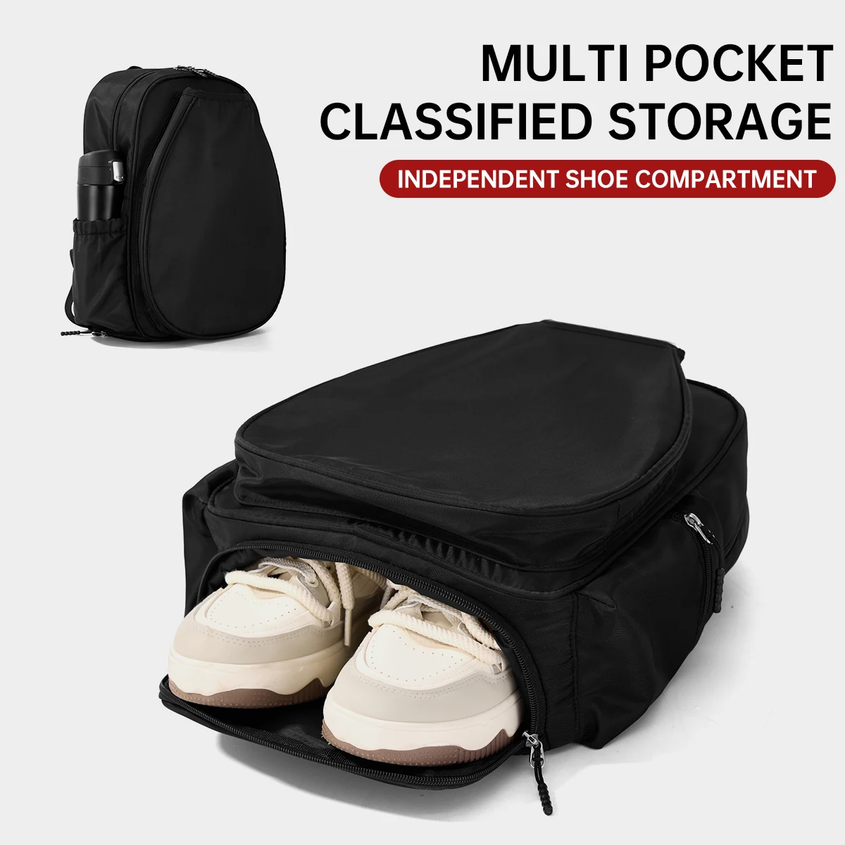 Sports Bag Badminton Bag Professional Racket Bag Backpack Men's Bag Large Capacity Backpack Tennis Bag Waterproof Women's Fitness Bag Sports