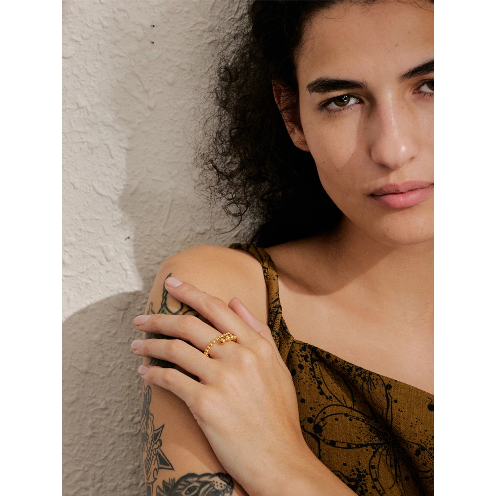 Yhpup Minimalist Stainless Steel Finger Ring