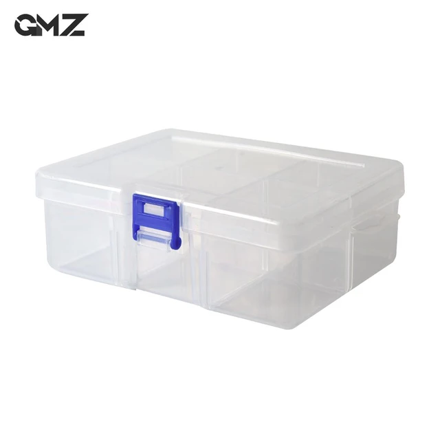 Fishing Lure Hook Carp Storage Box With 6 Compartments Storage Case Fishing  Tackle Tools Accessories