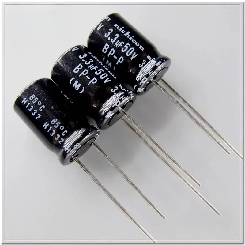 5PCS/20PCS Nichicon BP-P Series 3.3uF/50V Non-Polarized Electrolytic Capacitor for Audio electrolytic capacitor aluminum capacitor aluminum electrolytic capacitor audio capacitor