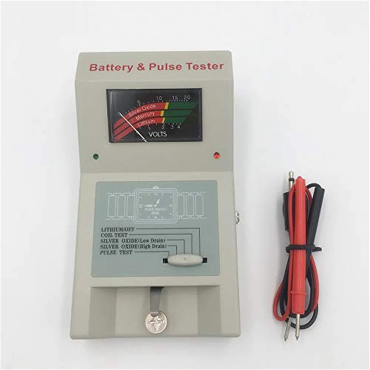 Tools Quartz Watch Battery Tester 1.5V 3V Button Cell Coil Watch Pulse Tester Analyzer Battery Tool