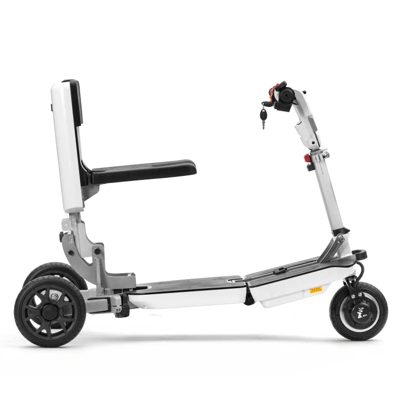 Lightweight Folding Travel Mobility Electric Scooter for Elders Disabled 48V 350W 3 Wheeled Electric Tricycle Adults Foldable