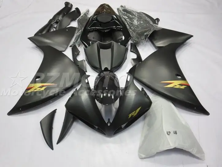 

Комплект обтекателей для мотоцикла из АБС-пластика, подходит для YAMAHA YZF1000 - R1 2009 2010 2011 2012 09 10 11 12, черный кузов на заказ, 4 подарка