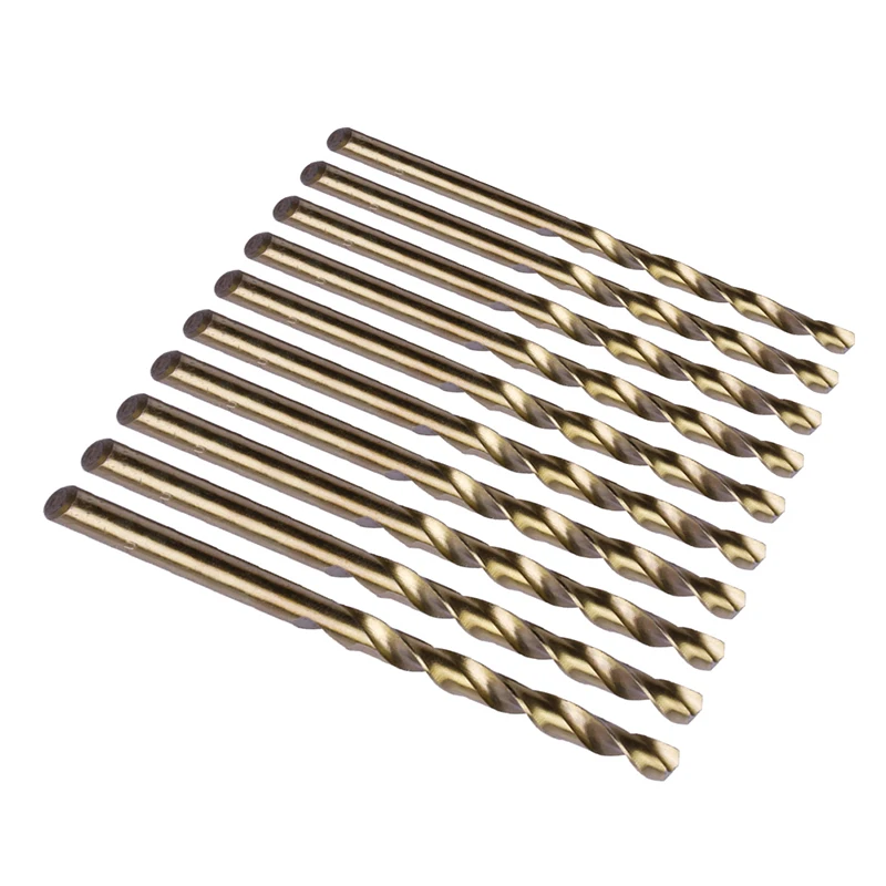 

Twist Drill Bits High Speed Drill Bits 10x, for Drilling Holes Nonferrous Metal