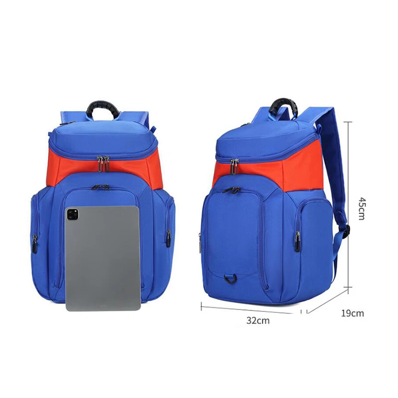 Basketball Backpack Soccer Bag with Shoes/ball Compartment Large Capacity Sports Backpack for Men Women Kid's Sports Gym Bag