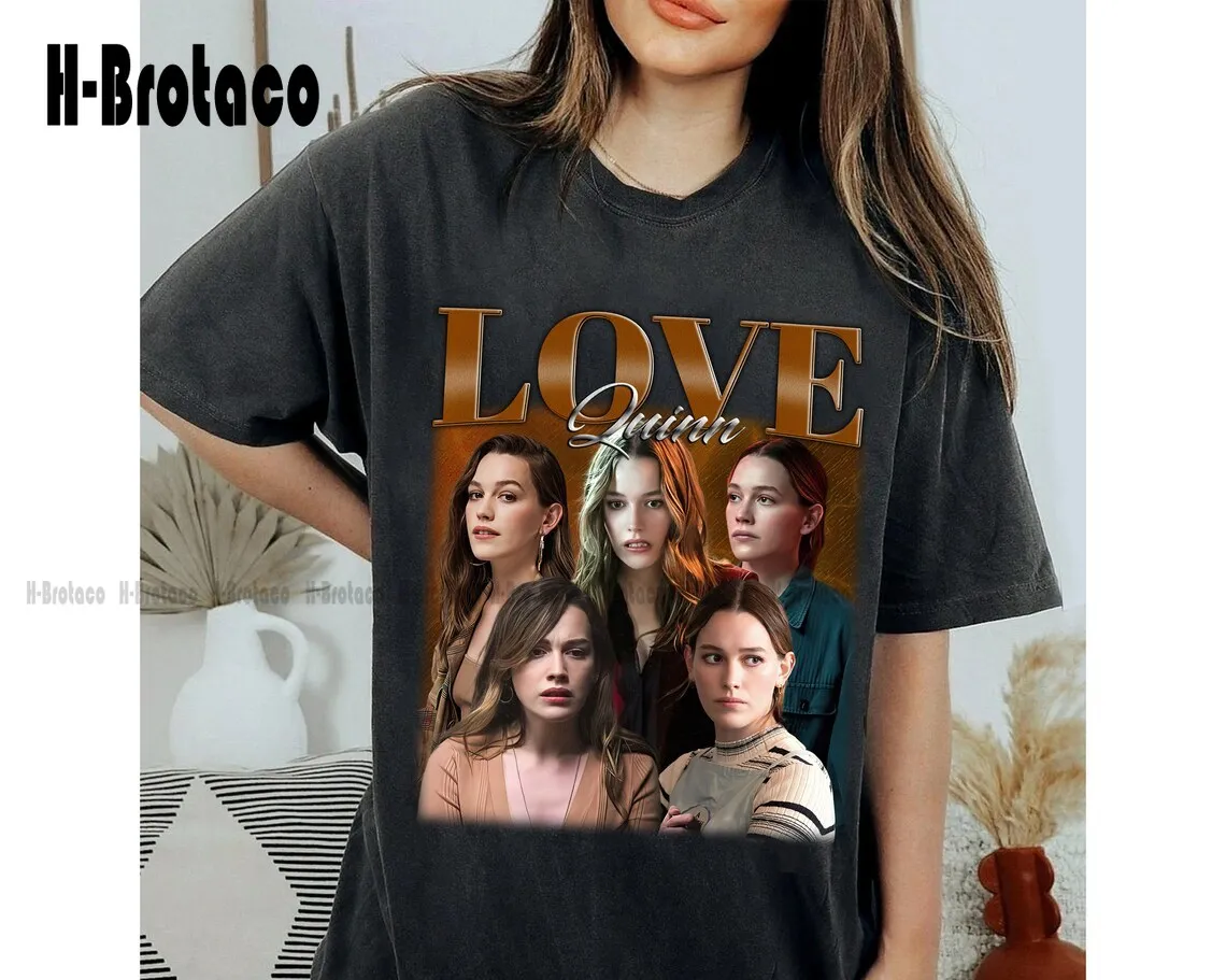 

Футболка Love Quinn, футболка унисекс, модная футболка, подарок для мамы