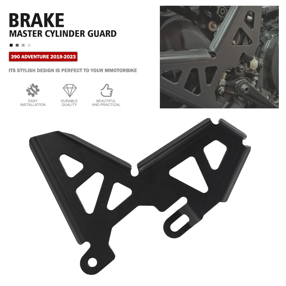 

Heel Protective Cover Guard 390 ADVENTURE 2019 2020 2021 2022 2023 Foot Peg Heel Protection Rear Brake Master Cylinder Guard
