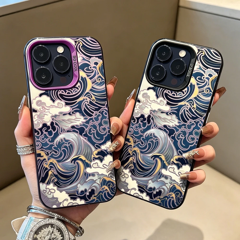 Classic Japanese Style Waves Phone Case
