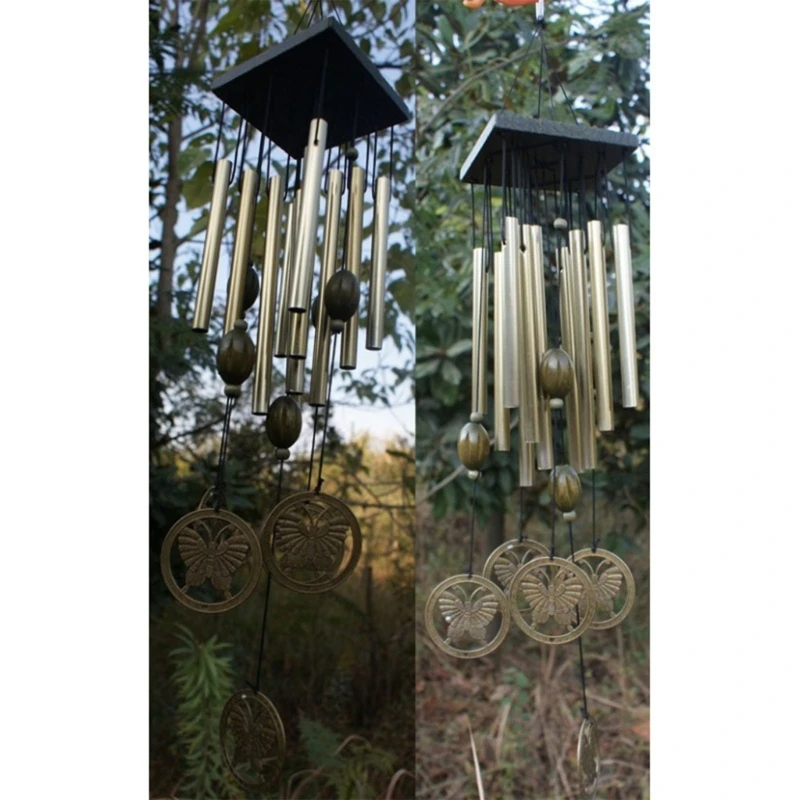 1 X Large Wind Chimes Bells Copper Tubes Outdoor Yard Garden Home Decor Ornament