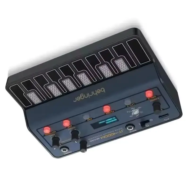 BEHRINGER JT-4000M 마이크로 휴대용 4-보이스 하이브리드 신디사이저(2개의 아날로그 모델링 오실레이터, 멀티 모드 아날로그 필터 포함)