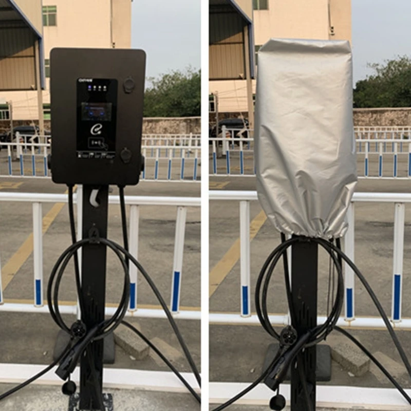 Station Box for Electric Vehicle Wall Connector Charging Box Waterproof Dustproof Oxford Cover Outdoor