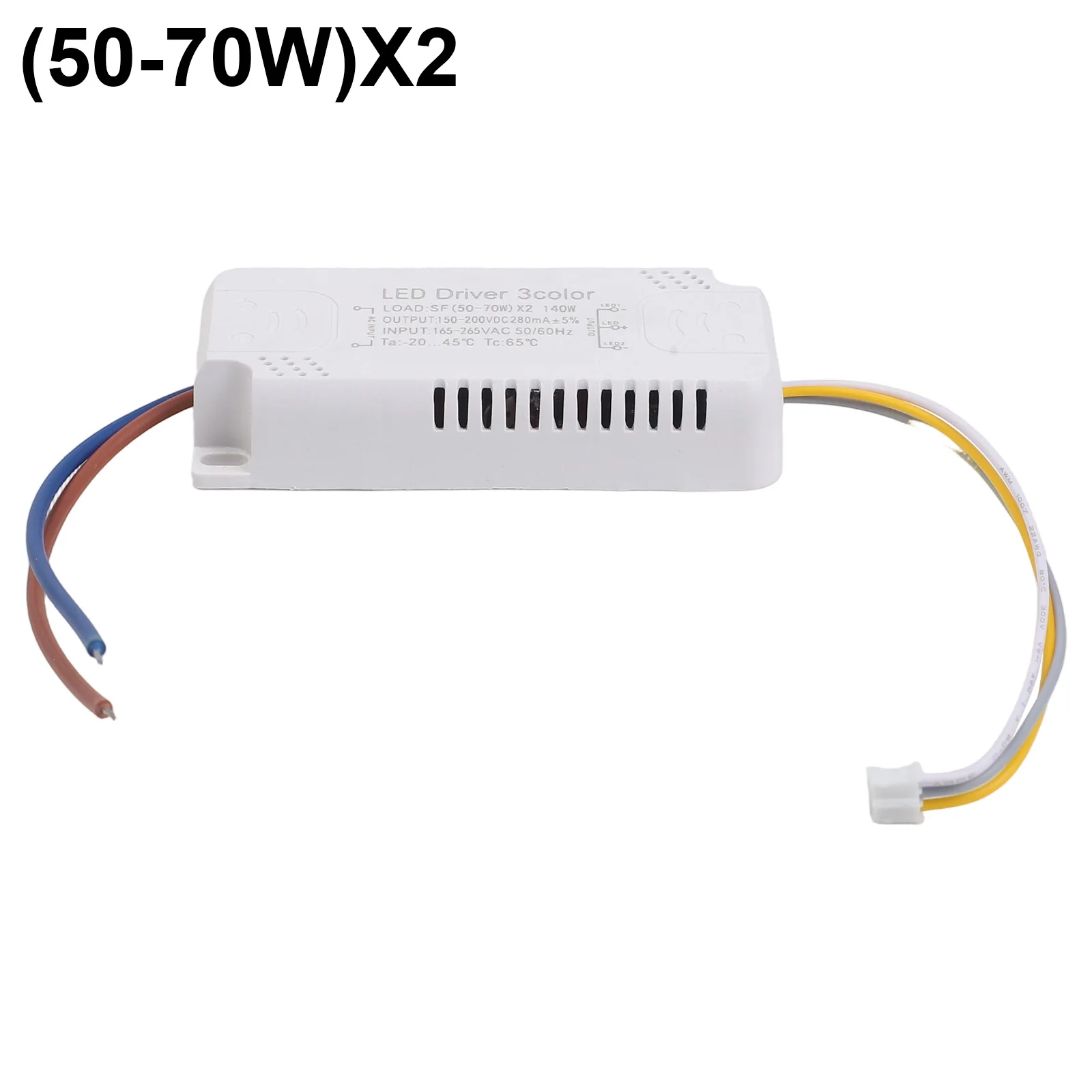 LED Driver 3color Adapter 8-24W 20-40W 30-50W 40-60W 50-70W For LED Lighting Non-Isolating Transformer Driver Replacement
