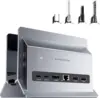 PULWTOP Vertical USB C Docking Station  with 4K@60Hz HDMI, 3 USB, SD/TF, PD3.0, RJ45, 3.5mm Audio for MacBook Pro/Air,Laptop 1