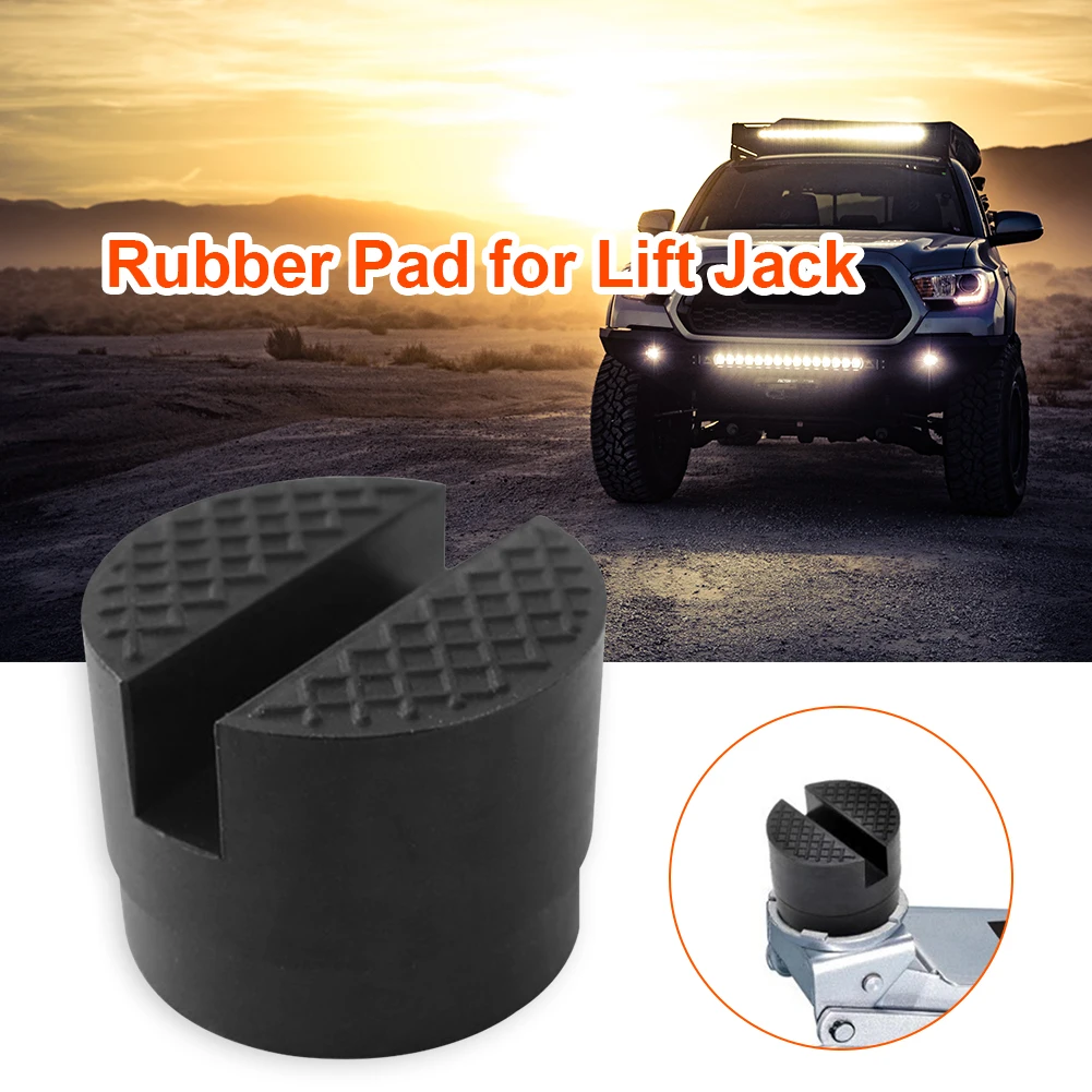 Universal Floor Jack Rubber Pad 8 Pack S - 3 Inch Square Slotted Frame Jack Pad Adapters Floor Jack Extension - View #5