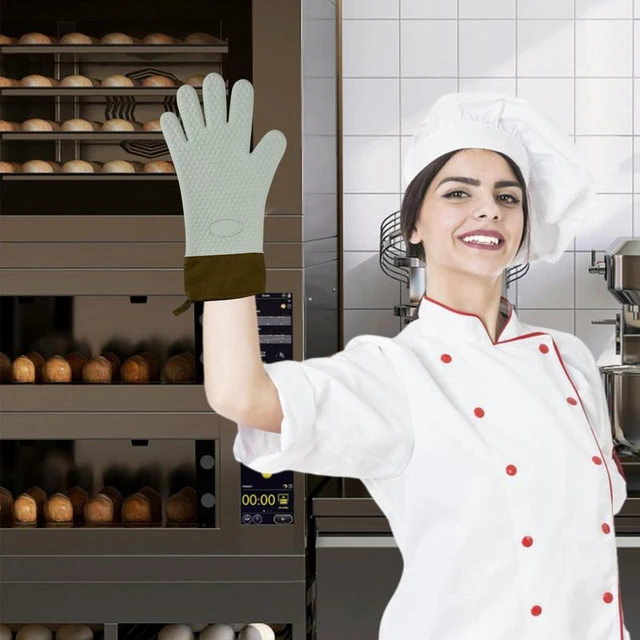 Guantes De Silicon Para Horno Resistente Al Calor Cocina