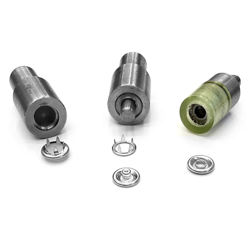 Europe Button Machine Special Mold (12mm+M6) 9.5/11 mm Snap Buckle Installation Tool Snap-Fastener Eyelets Leather Rivets Die 4