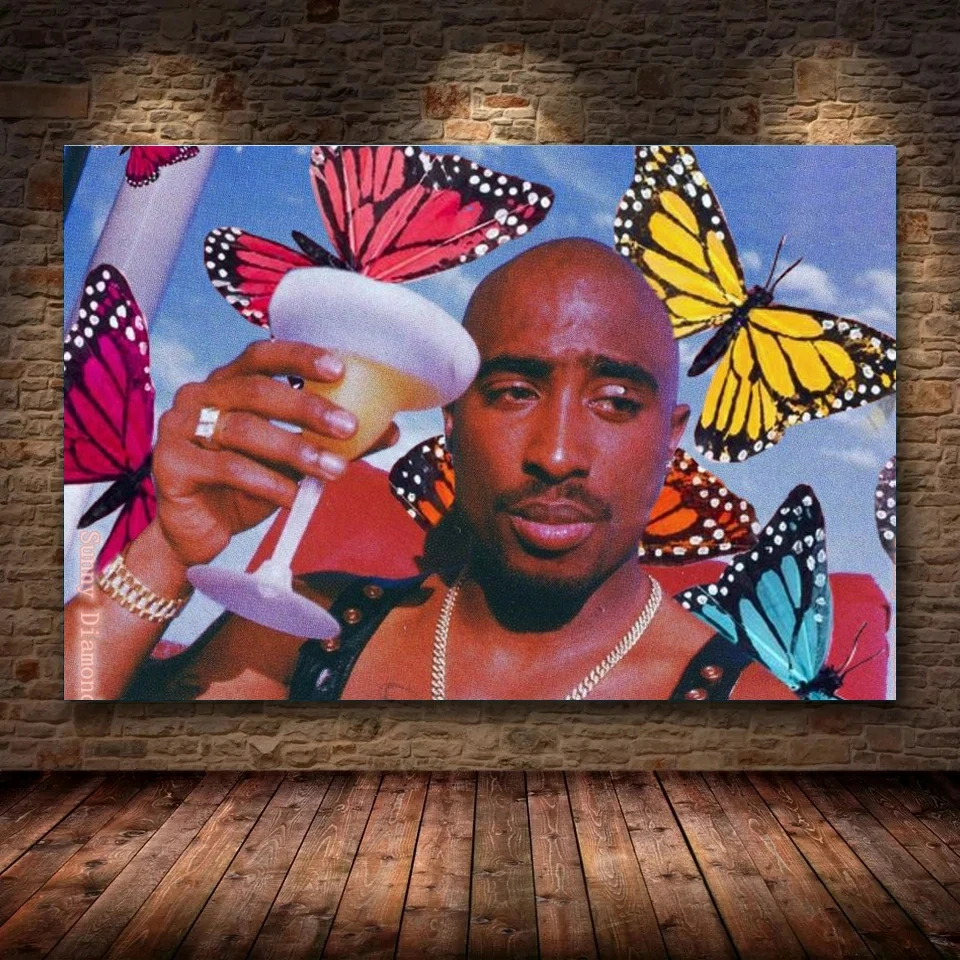 Tupac Shakur-ダイヤモンド絵画アートクロスステッチ,west海岸
