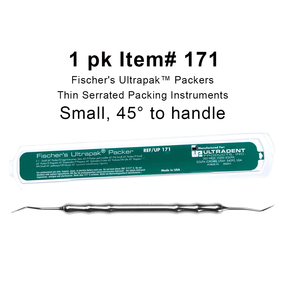 Ultradent Fischer Ultrapak Packers Gingival Retraction Cord