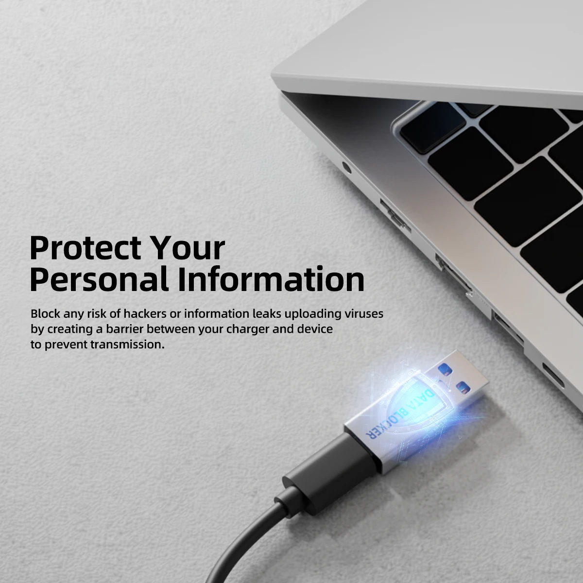 USB 데이터 차단기 타입 C 보안 어댑터 안티-주스잭킹 프로텍터 휴대폰 PC 노트북용 충전 안전 장치