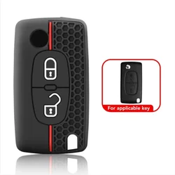 Copertura in silicone premium per chiave auto con gancio per fob