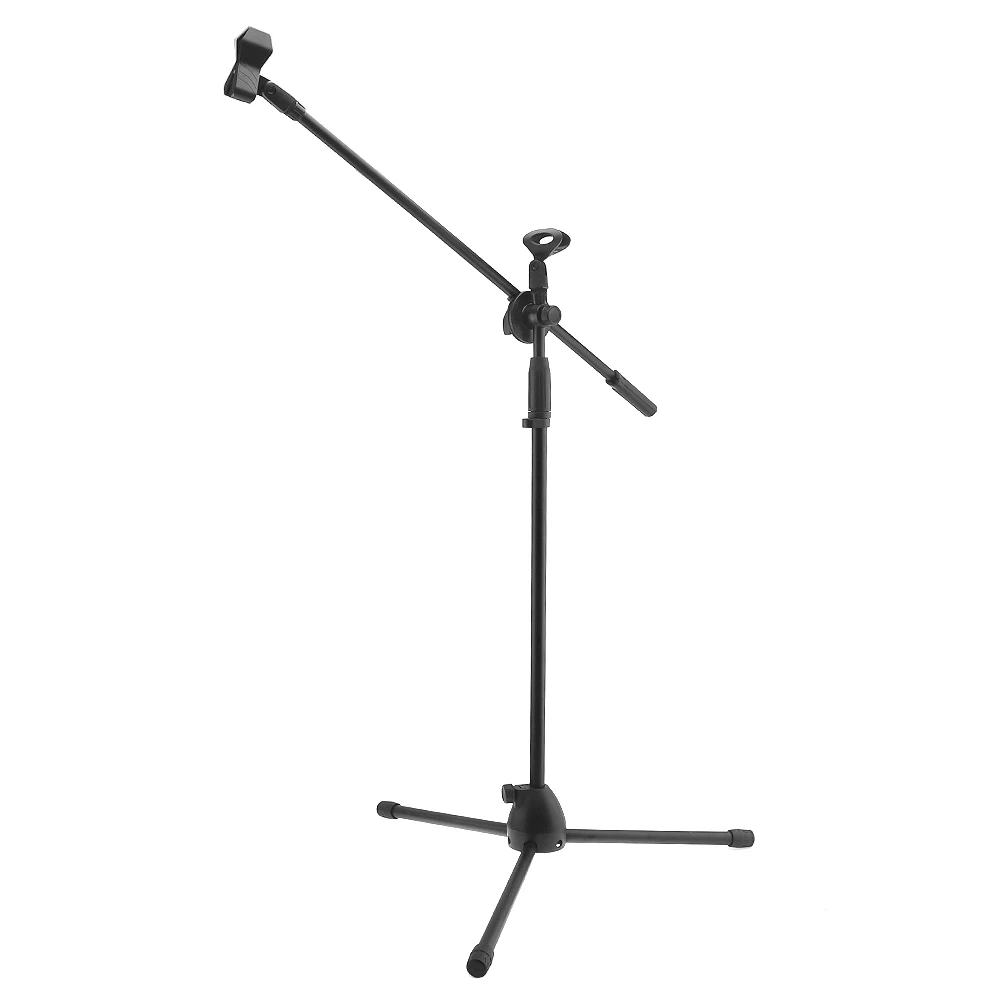 Professional Microphone Holder Swing Boom Floor Metal Stand Mic Stand Adjustable Stage Tripod Microphone Accessories