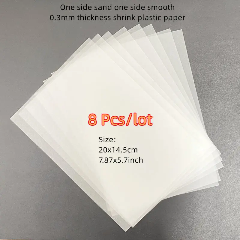 25 Fogli Plastica Termoretraibile 20x14.5cm - Stampabile, Per Ciondoli Fai Da Te - Foto 13