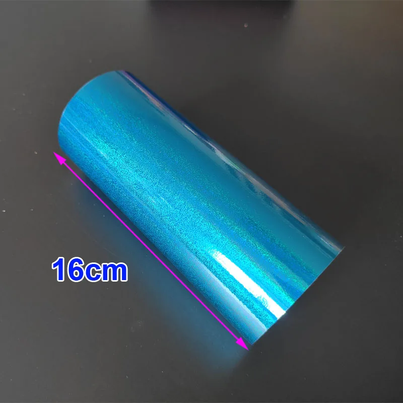 1pc 16cm 레이저 골든 실버 퍼플 블루 샌드 핫 스탬핑 포일 롤 금박 스탬프 전사 필름 120M