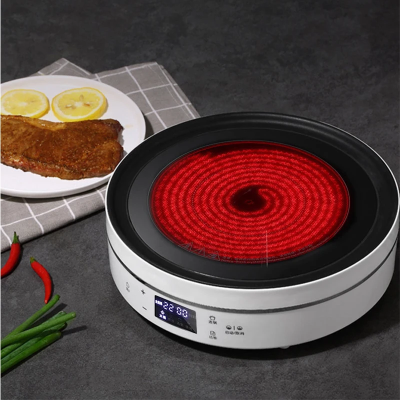 2200W Electric Ceramic Cooker Household Tea Stove High-power Infrared Wave Heating Furnace Induction Cooker